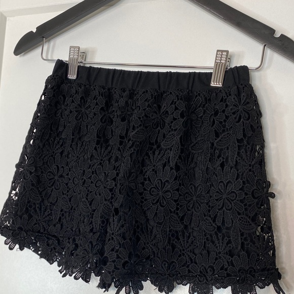 Black Lace Shorts - Picture 4 of 5